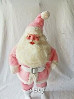 Vintage Harold Gale pink Santa Claus