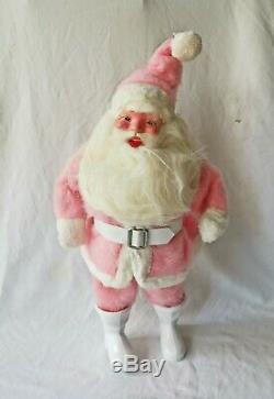 Vintage Harold Gale pink Santa Claus