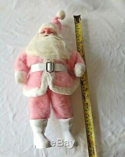 Vintage Harold Gale pink Santa Claus