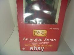 Vintage Holiday Living SANTA CLAUS & MRS CLAUS 25 Animated BOTH Great Condition