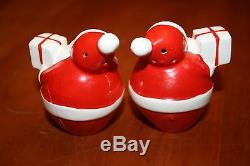 Vintage Holt Howard Santa Claus Candelabra and Salt & Pepper Shakers in the Box