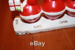 Vintage Holt Howard Santa Claus Candelabra and Salt & Pepper Shakers in the Box