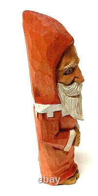 Vintage Johnny Reb Roland Folk Art Handcarved Santa Claus 1992 Vicksburg Ms