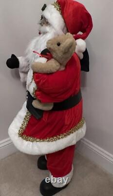 Vintage Large Christmas Santa Claus 3 Feet Tall Free Standing Traditional Decor