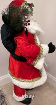 Vintage Large Christmas Santa Claus 3 Feet Tall Free Standing Traditional Decor