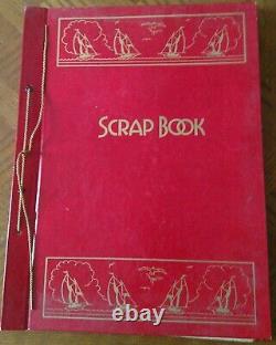 Vintage Large Christmas Santa Claus Scrapbook 193 Pcs