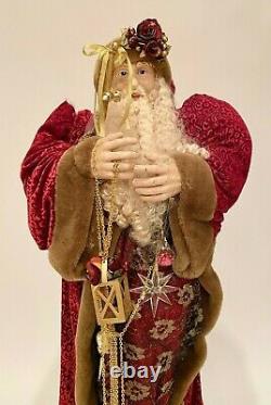 Vintage Large Free Standing Santa Claus Christmas Holiday Decor 48H 4'H