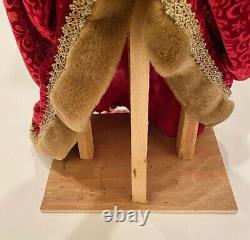 Vintage Large Free Standing Santa Claus Christmas Holiday Decor 48H 4'H