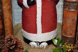 Vintage Large German Red Santa Claus Christmas Candy Container Paper Mache