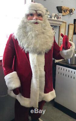 Vintage Large HOWARD GALE Animated Motorized Department Store Santa Claus