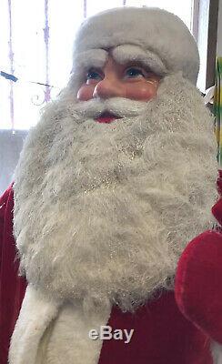 Vintage Large HOWARD GALE Animated Motorized Department Store Santa Claus