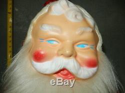 Vintage Large Stuffed Santa Claus 55 Store Display Christmas MCM