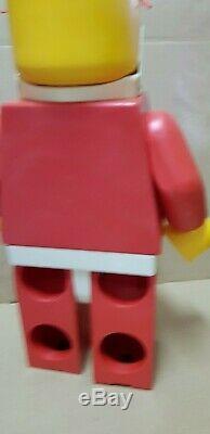 Vintage Lego Jumbo Shop Display Santa Claus 19 No Hat. Figure. Freeship