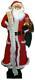 Vintage Life Size 5 Ft Traditional Santa Claus Figure With Good Boys & Girls List