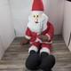 Vintage Lillian Vernon Style Santa Life Size Xl Plush Sitting Figure 6ft Tall