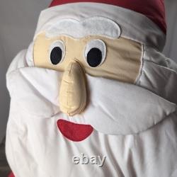 Vintage Lillian Vernon Style Santa Life Size XL Plush Sitting Figure 6ft Tall