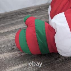 Vintage Lillian Vernon Style Santa Life Size XL Plush Sitting Figure 6ft Tall