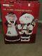 Vintage Living Home Holiday Lighted & Animated Mr & Mrs Santa Claus Figures 25