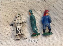 Vintage Military Santa Claus Pirate Metal or Lead Figures Lot Must See