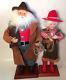 Vintage Mr & Mrs Santa Claus Doll Rare Christmas Limited Edition Western Cowboys