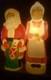 Vintage Mr. & Mrs. Santa Clause Blowmolds 39 Tall