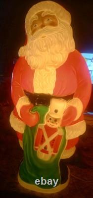 Vintage Mr. & Mrs. Santa Clause Blowmolds 39 Tall