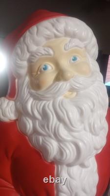 Vintage Mr. & Mrs. Santa Clause Blowmolds 39 Tall