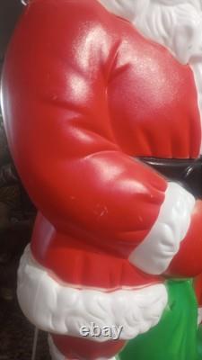 Vintage Mr. & Mrs. Santa Clause Blowmolds 39 Tall
