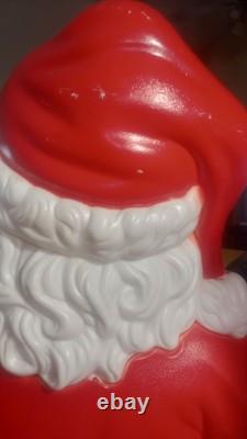 Vintage Mr. & Mrs. Santa Clause Blowmolds 39 Tall