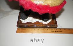 Vintage Pat Drysdale Folk Art Santa Claus Figure 26 Tall