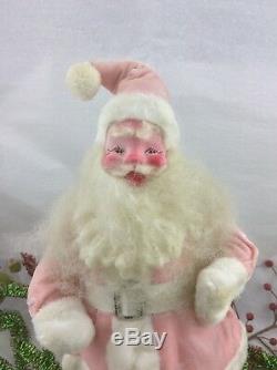 Vintage Pink Harold Gale Santa Claus