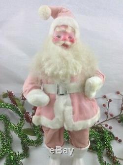 Vintage Pink Harold Gale Santa Claus