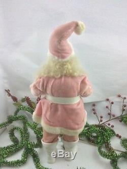 Vintage Pink Harold Gale Santa Claus