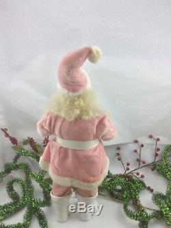 Vintage Pink Harold Gale Santa Claus