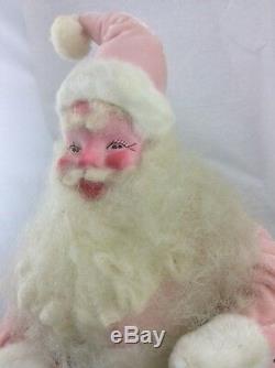 Vintage Pink Harold Gale Santa Claus