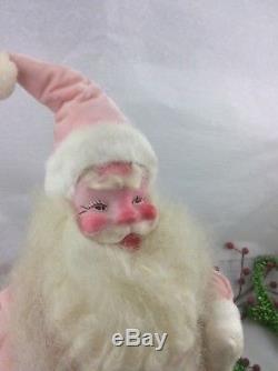 Vintage Pink Harold Gale Santa Claus
