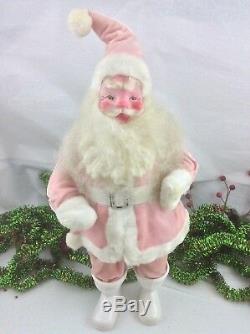 Vintage Pink Harold Gale Santa Claus