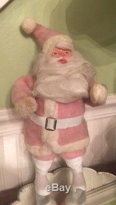 Vintage Pink ORIGINAL Harold Gale Mary Kay Santa Claus 15