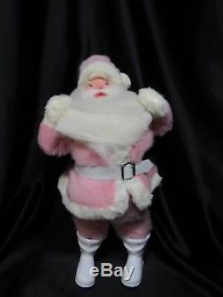 Vintage Pink ORIGINAL Harold Gale Mary Kay Santa Claus VERY NICE