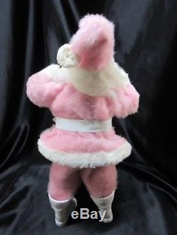 Vintage Pink ORIGINAL Harold Gale Mary Kay Santa Claus VERY NICE