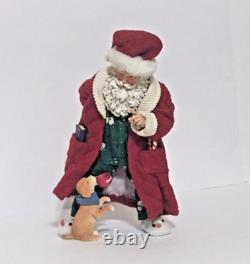 Vintage Possible Dreams Clothique Santa Claus Dog Diet 10 Figure Hiding Treat