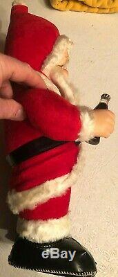 Vintage RUSHTON Rubber Face SANTA CLAUS (17) And Elf Christmas Coca Cola