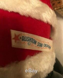 Vintage RUSHTON Rubber Face SANTA CLAUS (17) And Elf Christmas Coca Cola