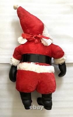 Vintage Rare Large Plush 32 Santa Claus Rubber Face Christmas My Toy 1960