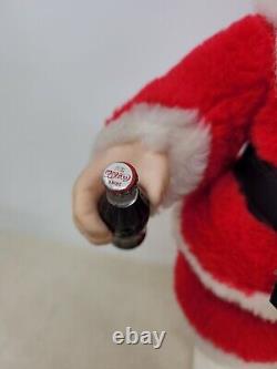 Vintage Rushton Santa Claus with his Original Coca Cola Bottle- Clean And Nice