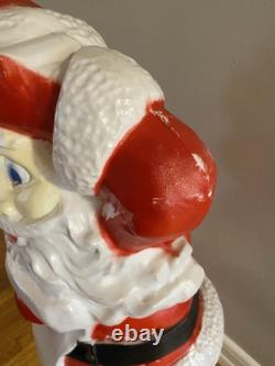 Vintage Santa Claus Blow Mold 43 Christmas Lighted