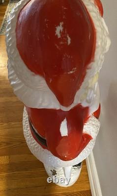 Vintage Santa Claus Blow Mold 43 Christmas Lighted