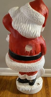 Vintage Santa Claus Blow Mold 43 Christmas Lighted