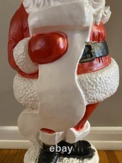 Vintage Santa Claus Blow Mold 43 Christmas Lighted