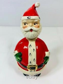 Vintage Santa Claus Brandy Set 1893 Detachable Head 6 Mugs Holidays Christmas